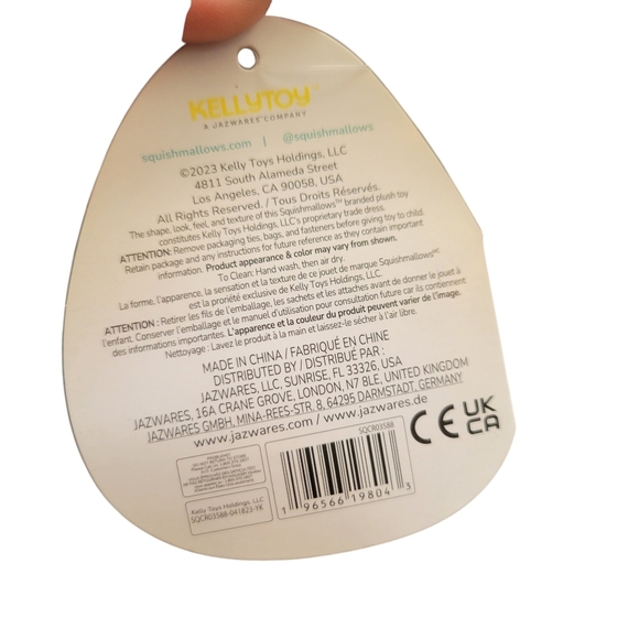 NWT Squishmallows 11" Dani the Navy Blue Bigfoot Special Edition Plush Toy - Picture 5 of 9